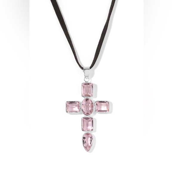 VANESSA MOONEY THE AVA CROSS CHOKER - Picture 1 of 6